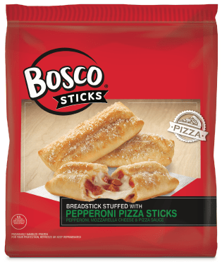 Pepperoni pizza cheese sticks package